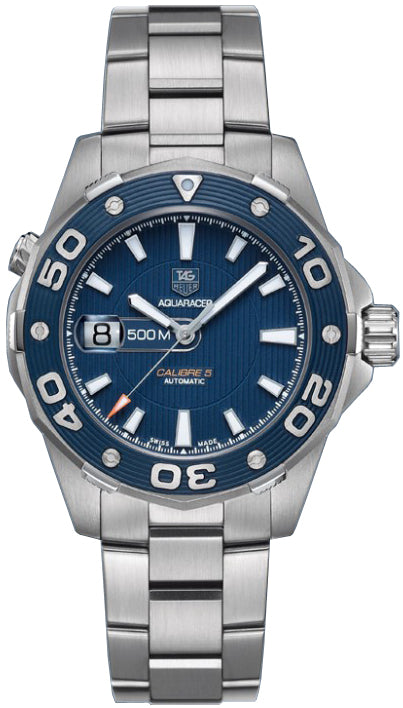 TAG HEUER Aquaracer Automatic Blue Dial Men'S Watch Waj2112.Ba0870 1