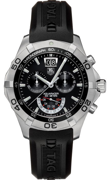 TAG HEUER Aquaracer Grande Date Black Dial Men'S Watch Caf101A.Ft8011 1
