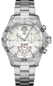 TAG HEUER Aquaracer Grande Date Silver Dial Men'S Watch Caf101B.Ba0821 1