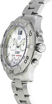 TAG HEUER Aquaracer Grande Date Silver Dial Men'S Watch Caf101B.Ba0821 2
