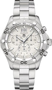 TAG HEUER Aquaracer Guilloche Silver Dial Men'S Watch Caf101F.Ba0821 1