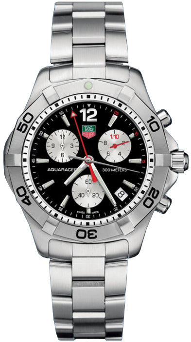 TAG HEUER Aquaracer Black Dial Men'S Watch Caf1110.Ba0804 1