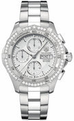 TAG HEUER Aquaracer Silver Dial Chronograph Caf2015.Ba0815 1