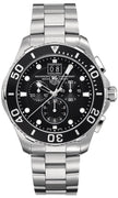TAG HEUER Aquaracer Chronograph Black Dial Men'S Watch Can1010.Ba0821 1