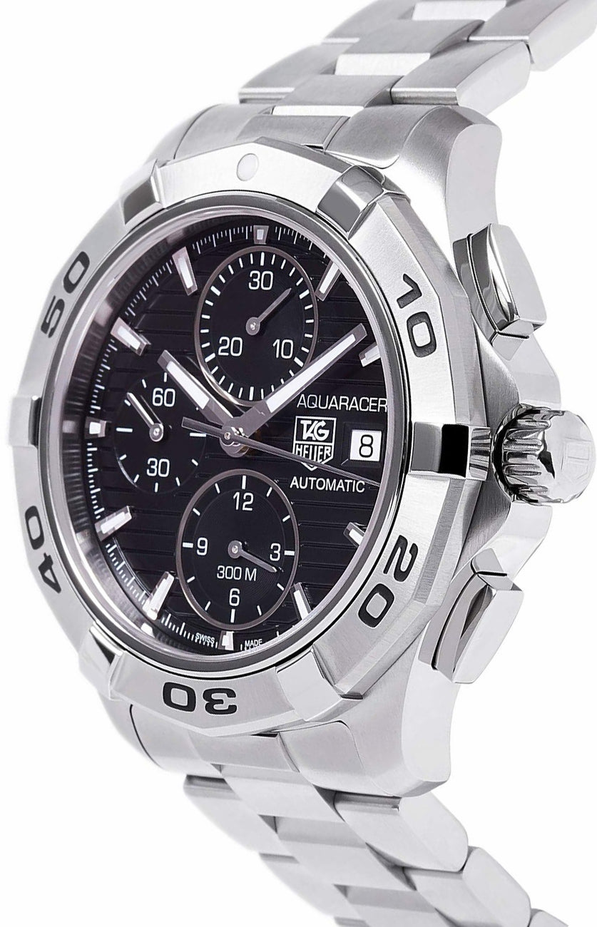 TAG HEUER Aquaracer Black Dial Men'S Luxury Watch Cap2110.Ba0833 2