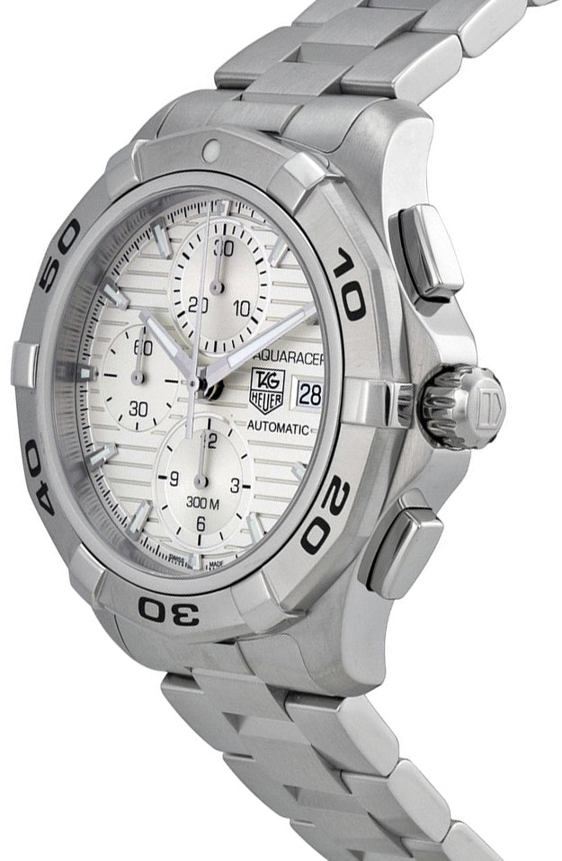 TAG HEUER Aquaracer Silver Dial Automatic Men'S Watch Cap2111.Ba0833 2