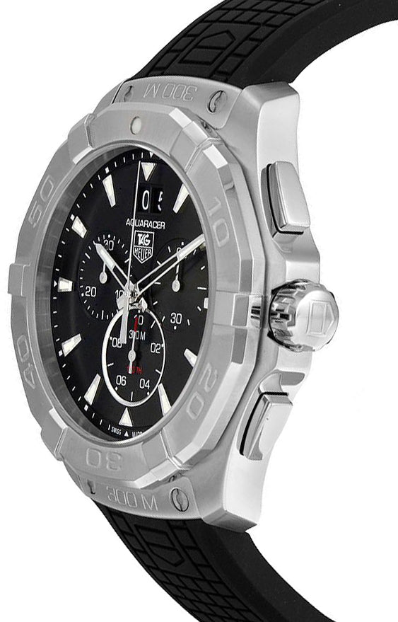 TAG HEUER Aquaracer Black Dial Chronograph Men'S Watch Cay1110.Ft6041 2