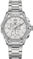 TAG HEUER Aquaracer Silver Dial Chronograph Men'S Watch Cay1111.Ba0925 1