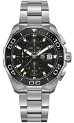 TAG HEUER Aquaracer Chronograph Black Dial Men'S Watch Cay211A.Ba0927 1