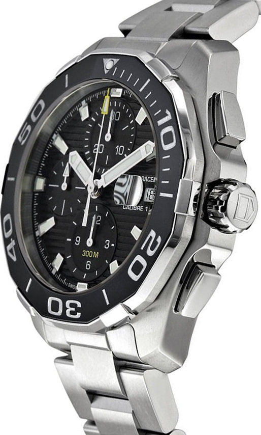 TAG HEUER Aquaracer Chronograph Black Dial Men'S Watch Cay211A.Ba0927 2
