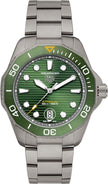 TAG HEUER Aquaracer Green Dial Titanium Men'S Watch Wbp208B.Bf0631 1