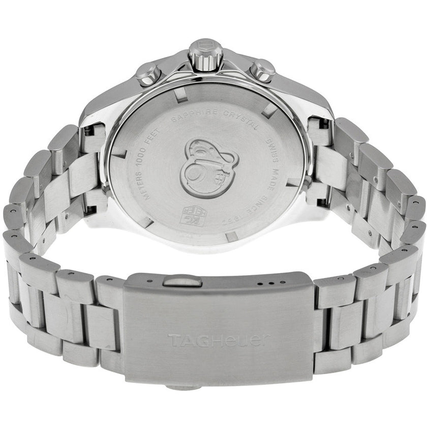 TAG HEUER Aquaracer Guilloche Silver Dial Men'S Watch Caf101F.Ba0821 3