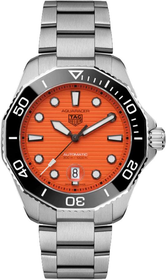 TAG HEUER Aquaracer Professional 300 Orange Diver Men'S Watch Wbp201F.Ba0632 1