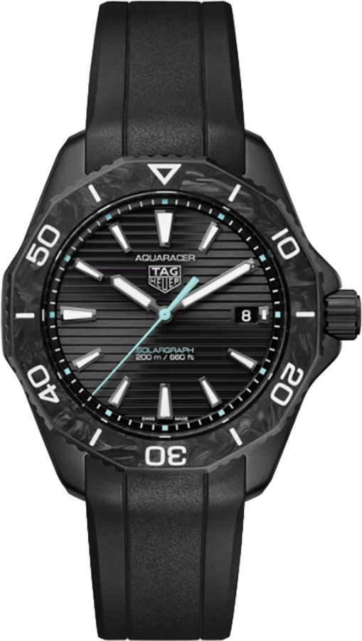 TAG HEUER Aquaracer Solargraph Black Dial Men'S Watch Wbp1112.Ft6199 1