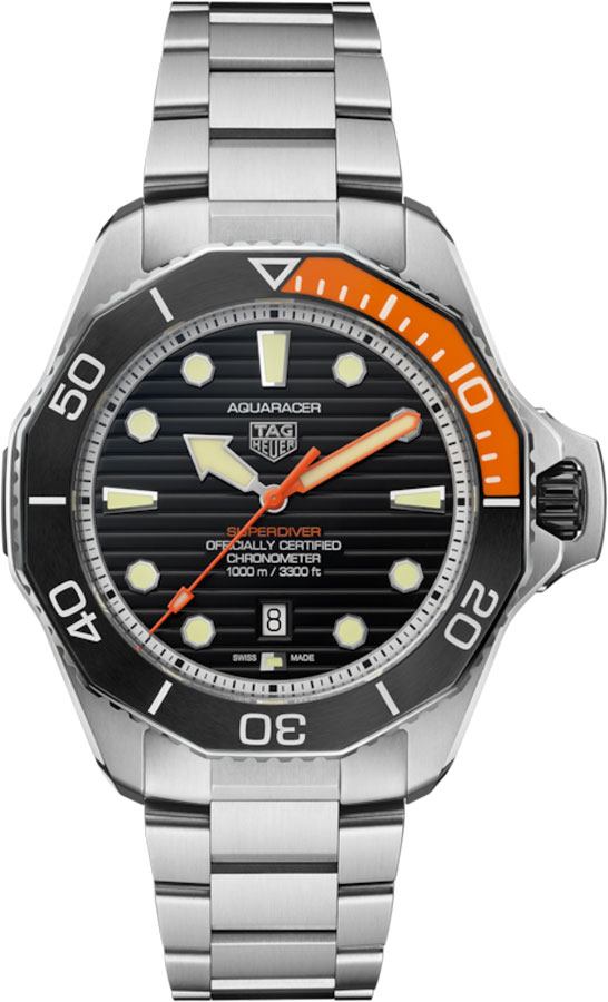 TAG HEUER Aquaracer Superdiver Men'S Watch Wbp5A8A.Bf0619 1