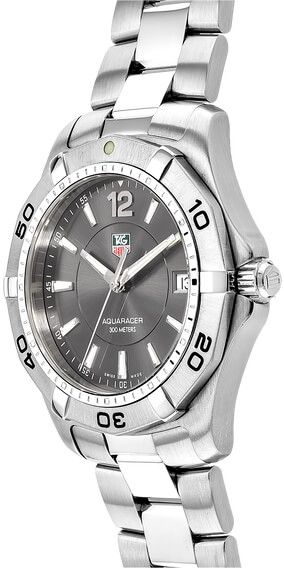 TAG HEUER Aquaracer Grey Dial Men'S Watch Waf111E.Ba0801 2