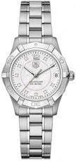 TAG HEUER Aquaracer White Pearl Diamond Dial Women'S Watch Waf1312.Ba0817 1