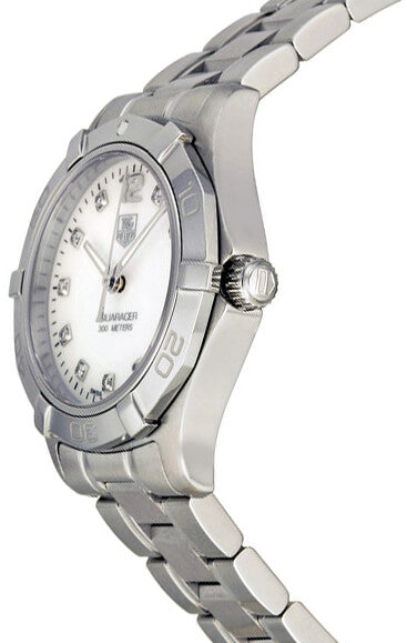 TAG HEUER Aquaracer White Pearl Diamond Dial Women'S Watch Waf1312.Ba0817 2