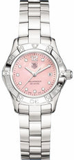 TAG HEUER Aquaracer Pink Pearl & Diamond Dial Ladies Watch Waf141H.Ba0824 1