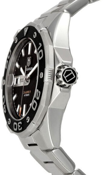 TAG HEUER Aquaracer Calibre 5 Black Dial Men'S Watch Waj2114.Ba0871 2