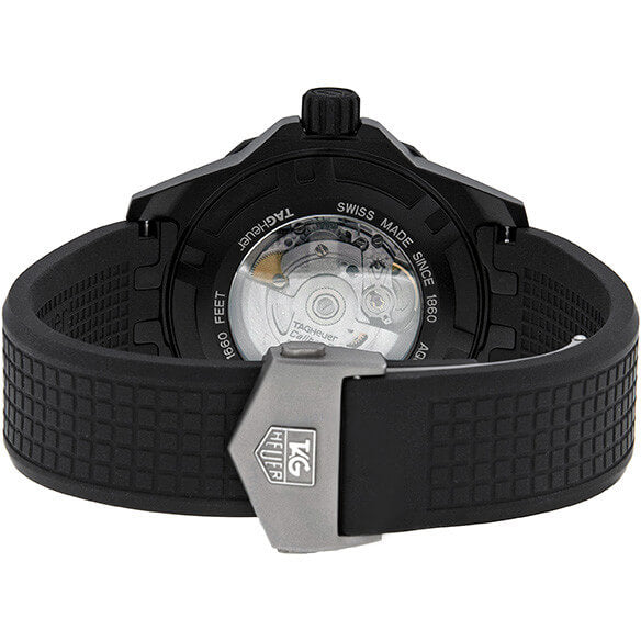 TAG HEUER Aquaracer 500M Divers Black Dial Men'S Watch Waj2182.Ft6015 3