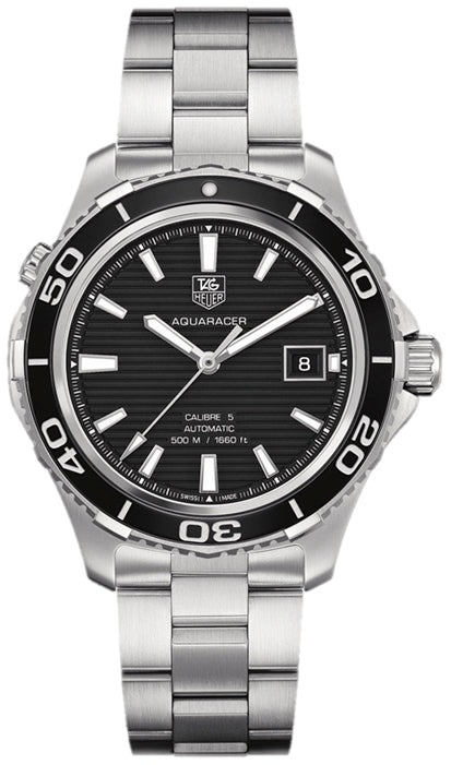 TAG HEUER Aquaracer Calibre 5 Automatic Divers Men'S Watch Wak2110.Ba0830 1