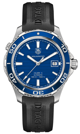 TAG HEUER Aquaracer 41Mm Blue Dial Men'S Watch Wak2111.Ft6027 1