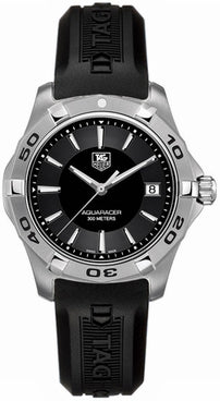 TAG HEUER Aquaracer Black Dial Steel Men'S Watch Wap1110.Ft6029 1