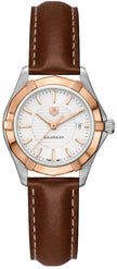 TAG HEUER Aquaracer Brown Leather Strap Women'S Watch Wap1450-Brown 1