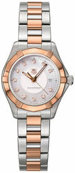 TAG HEUER Aquaracer White Pearl & Diamond Dial Ladies Watch Wap1451.Bd0837 1