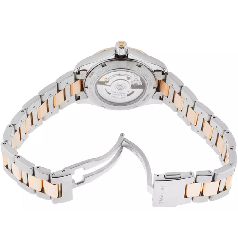 TAG HEUER Aquaracer Calibre 5 Rose Gold Women'S Watch Wap2350.Bd0838 3