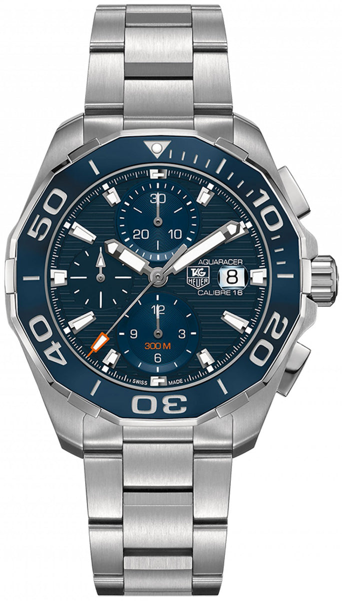 TAG HEUER Aquaracer 300M Chronograph Blue Men'S Watch Cay211B.Ba0927 1