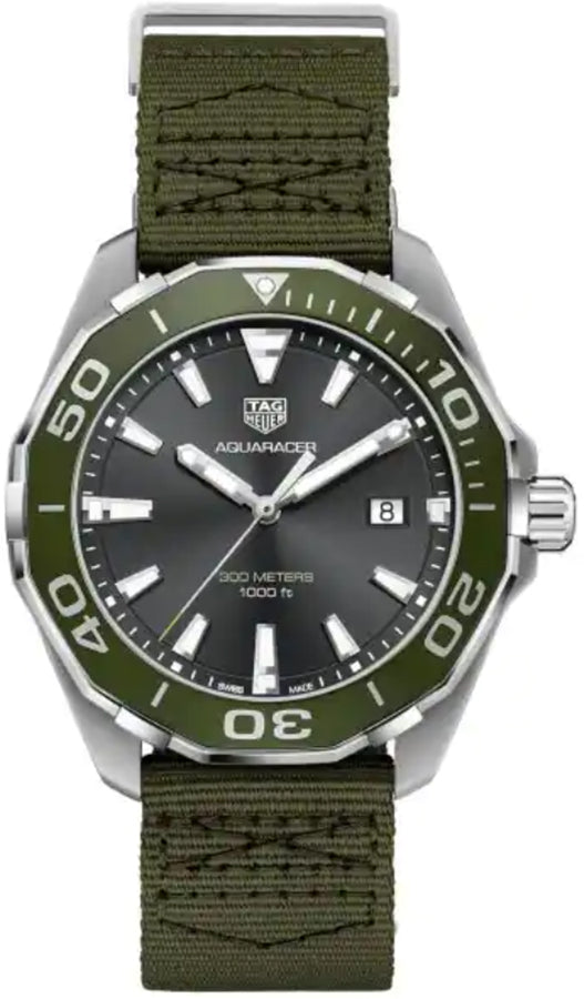 TAG HEUER Aquaracer Quartz Grey Dial Men'S Watch Way101L.Fc8222 1