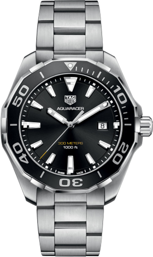 TAG HEUER Aquaracer 43Mm Black Dial Men'S Watch Way101A.Ba0746 1
