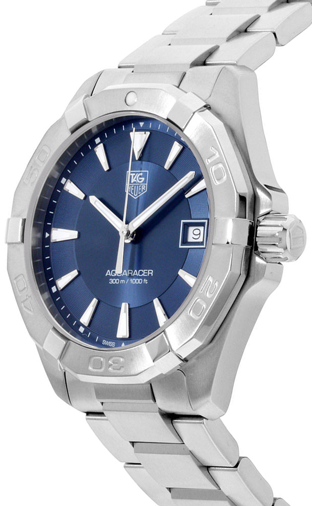 TAG HEUER Aquaracer Blue Dial Stainless Men'S Watch Way1112.Ba0928 2