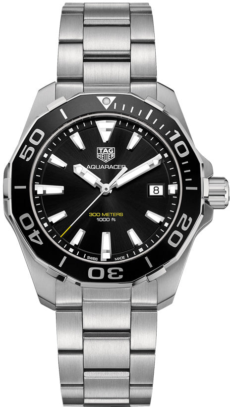 TAG HEUER Aquaracer 41Mm Black Dial Men'S Watch Way111A.Ba0928 1