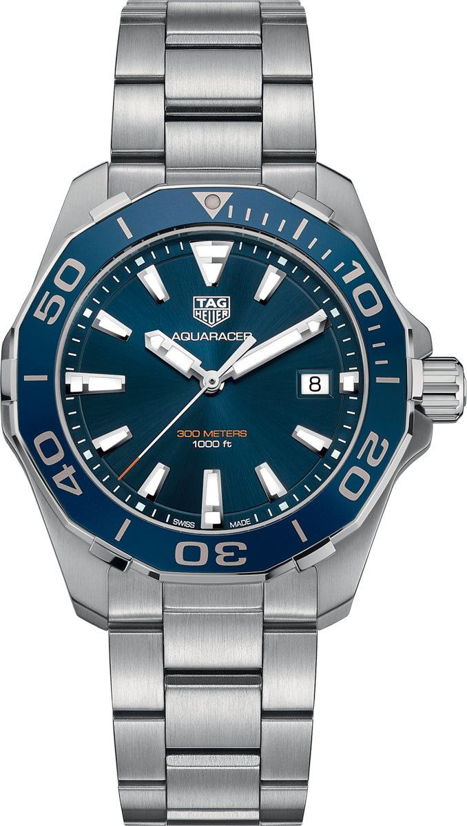 TAG HEUER Aquaracer Blue Dial Men'S Watch Way111C.Ba0928 1