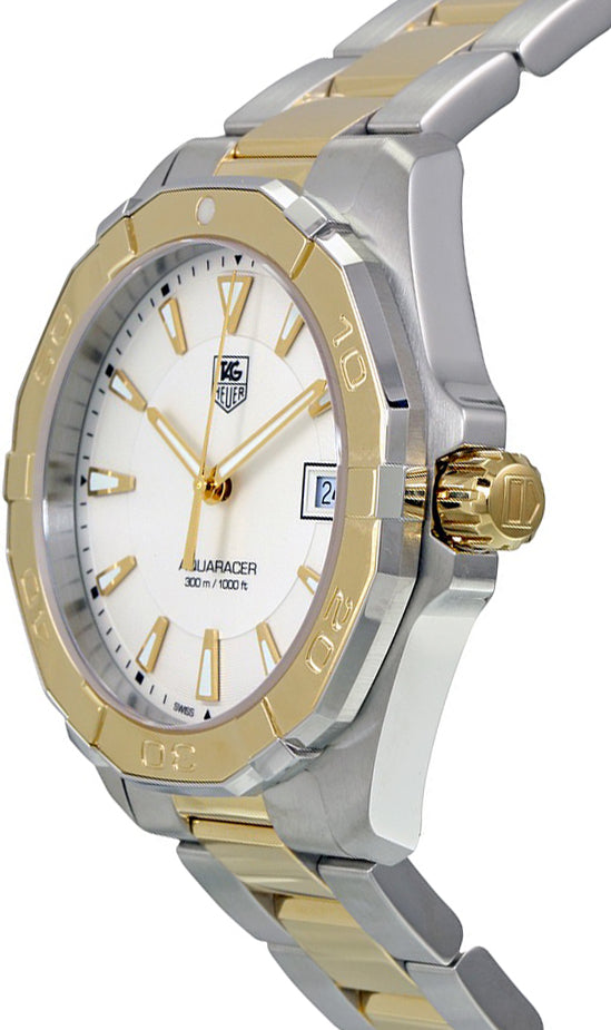 TAG HEUER Aquaracer Gold & Steel Men'S Watch Way1120.Bb0930 2