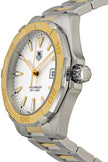 TAG HEUER Aquaracer 300M Silver & Gold Men'S Watch Way1151.Bd0912 2
