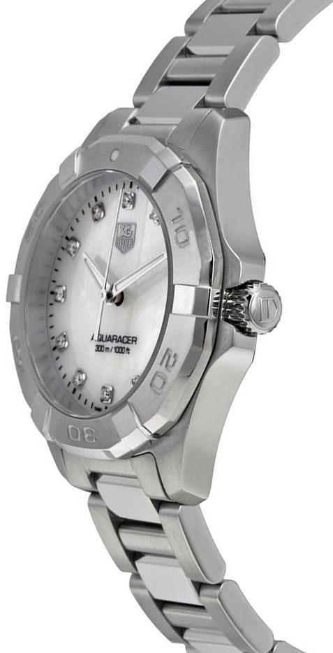 TAG HEUER Aquaracer Diamond Women'S Diving Watch Way1313.Ba0915 2