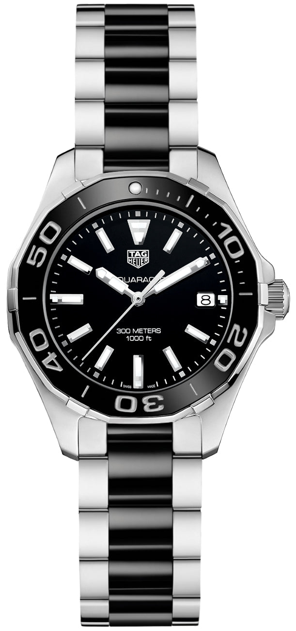 TAG HEUER Aquaracer 35Mm Black Dial Women'S Watch Way131A.Ba0913 1