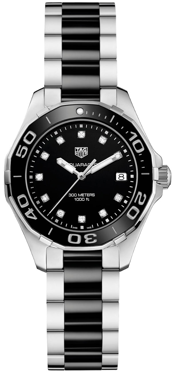 TAG HEUER Aquaracer Diamond Dial Women'S Watch Way131C.Ba0913 1