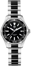TAG HEUER Aquaracer Black Dial Diamond Ladies Sport Watch Way131G.Ba0913 1