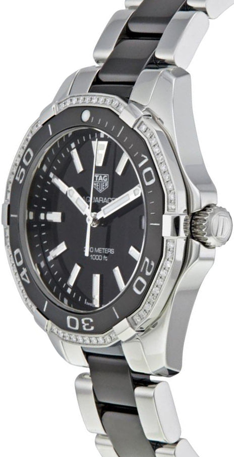 TAG HEUER Aquaracer Black Dial Diamond Ladies Sport Watch Way131G.Ba0913 2