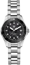 TAG HEUER Aquaracer Black Pearl And Diamond Ladies Watch Way131M.Ba0748 1