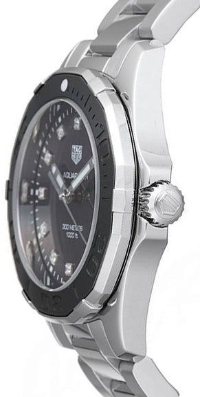 TAG HEUER Aquaracer Black Pearl And Diamond Ladies Watch Way131M.Ba0748 2