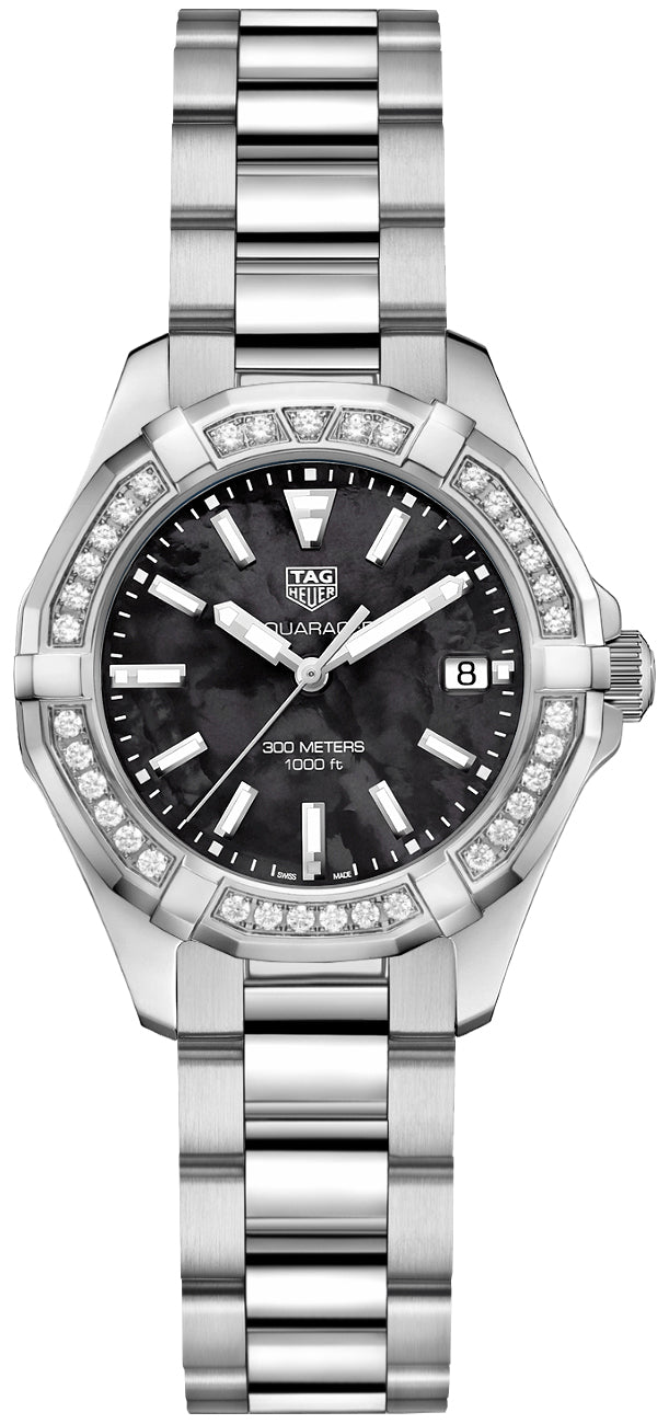 TAG HEUER Aquaracer Black Pearl Women'S Luxury Watch Way131P.Ba0748 1