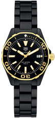 TAG HEUER Aquaracer Black & Gold Women'S Watch Way1321.Bh0743 1