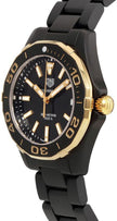 TAG HEUER Aquaracer Black & Gold Women'S Watch Way1321.Bh0743 2