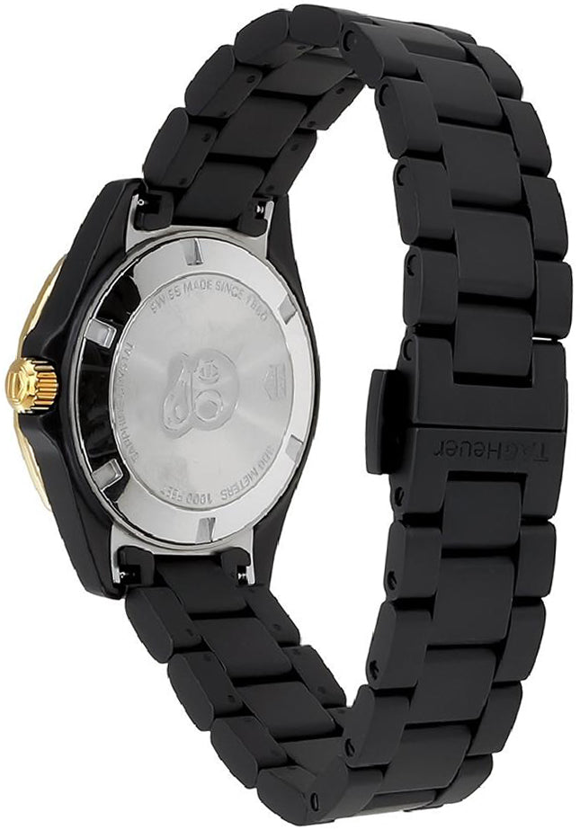 TAG HEUER Aquaracer Black & Gold Women'S Watch Way1321.Bh0743 3